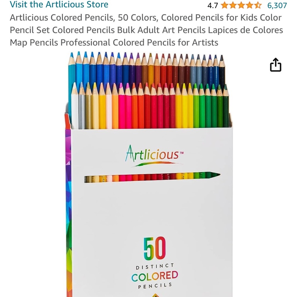 Colored pencils